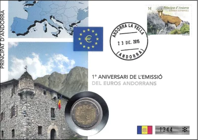 PRVA OBLETNICA IZDAJE ANDORSKEGA EURA
